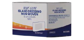 WOUND DRESSING PLASTER NON WOVEN ( ISLAND DRESSING)