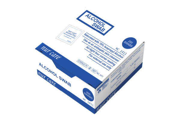 ALCOHOL SWAB STERILE 200S – NC1411 NURCARE