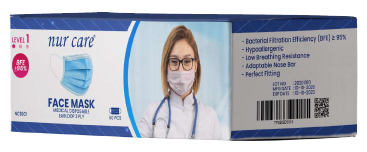 FACE MASK 3 PLY TIE ON – NC 1801